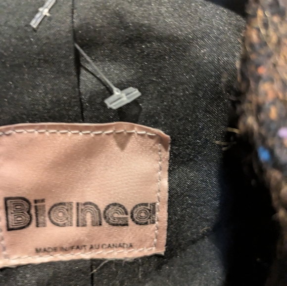 Bianca Brown Tweed Blazer Size 12 - Picture 5 of 16